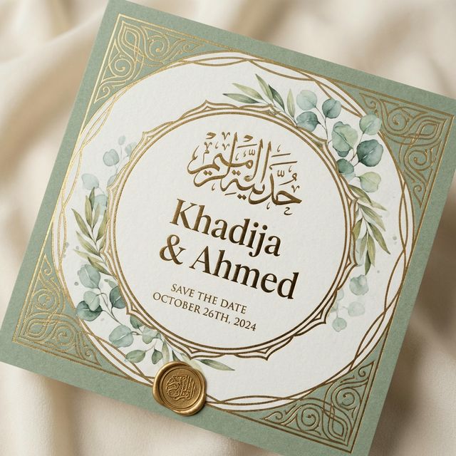 Tema undangan pernikahan digital Barakah Love
